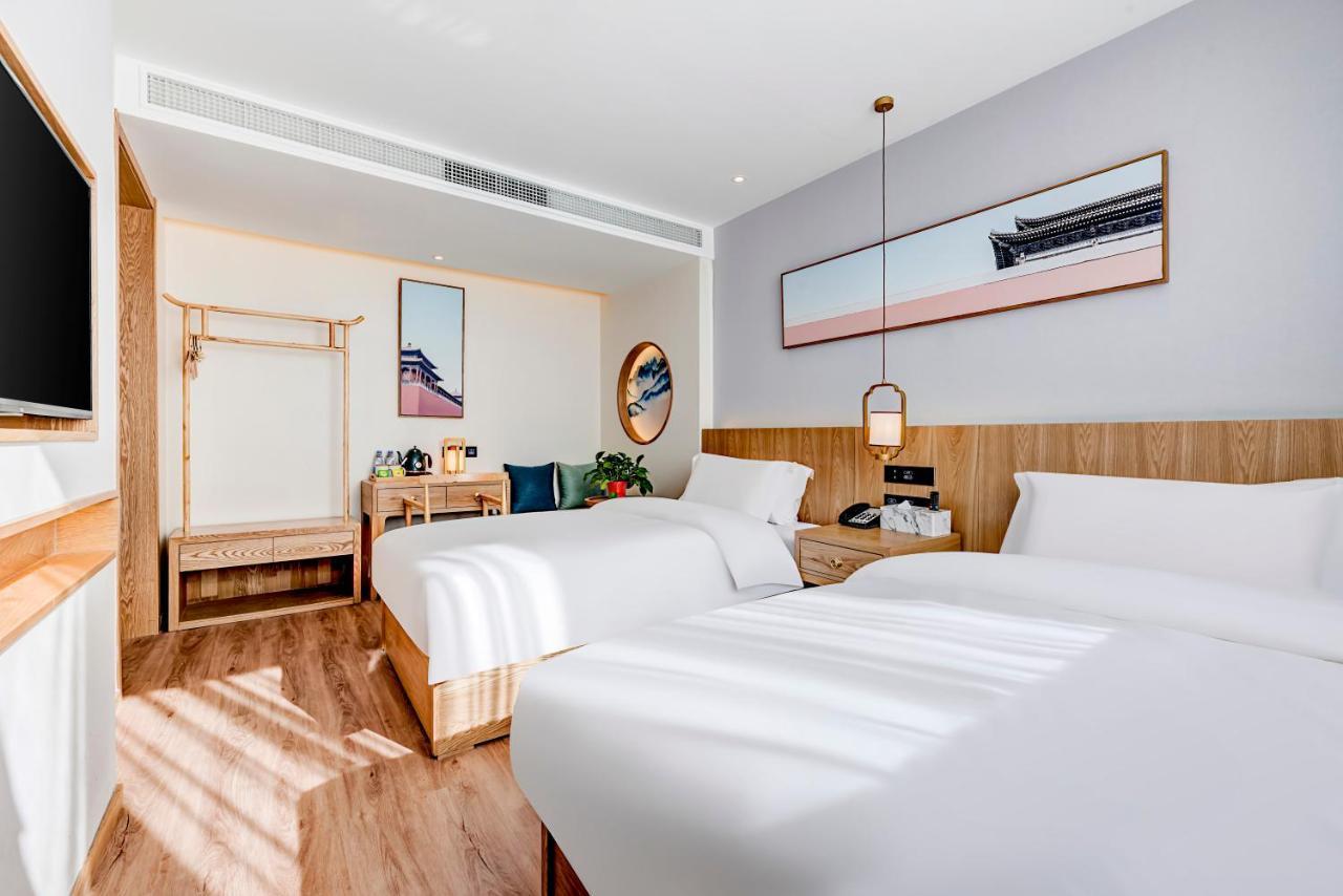 Happy Dragon Universal Vacation Hotel - Close To Universal Studio And Wanda Plaza,Free Shuttle To The Resort,Free Coffee,Laundry Beijing Eksteriør billede