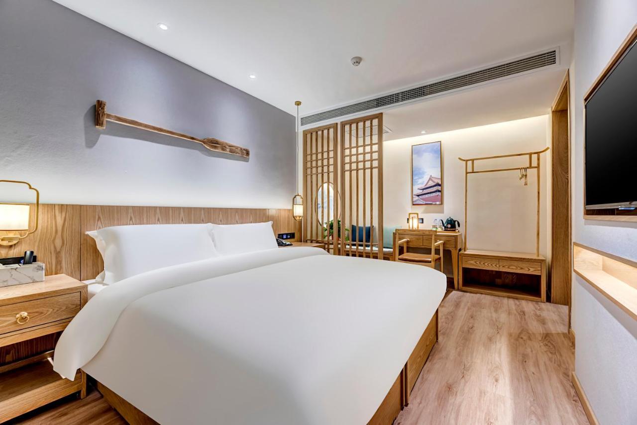 Happy Dragon Universal Vacation Hotel - Close To Universal Studio And Wanda Plaza,Free Shuttle To The Resort,Free Coffee,Laundry Beijing Eksteriør billede
