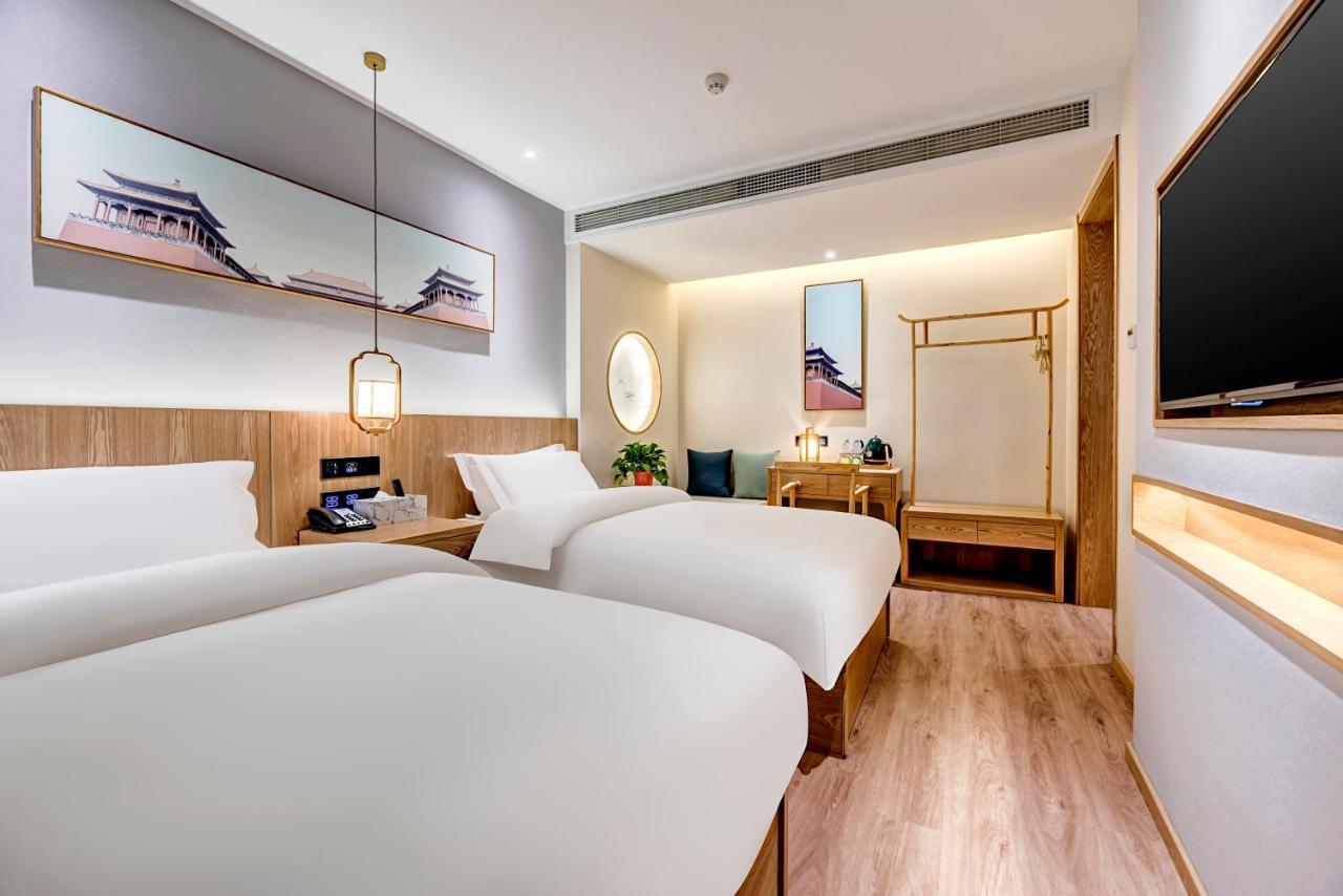 Happy Dragon Universal Vacation Hotel - Close To Universal Studio And Wanda Plaza,Free Shuttle To The Resort,Free Coffee,Laundry Beijing Eksteriør billede