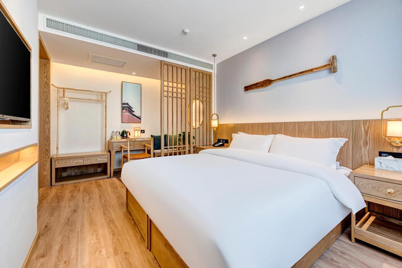 Happy Dragon Universal Vacation Hotel - Close To Universal Studio And Wanda Plaza,Free Shuttle To The Resort,Free Coffee,Laundry Beijing Eksteriør billede