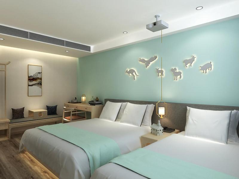 Happy Dragon Universal Vacation Hotel - Close To Universal Studio And Wanda Plaza,Free Shuttle To The Resort,Free Coffee,Laundry Beijing Eksteriør billede