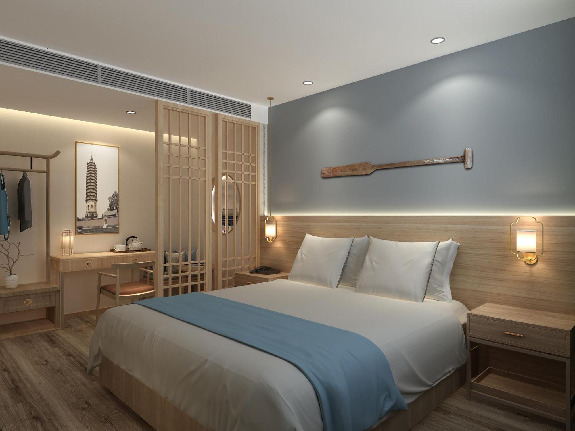 Happy Dragon Universal Vacation Hotel - Close To Universal Studio And Wanda Plaza,Free Shuttle To The Resort,Free Coffee,Laundry Beijing Eksteriør billede